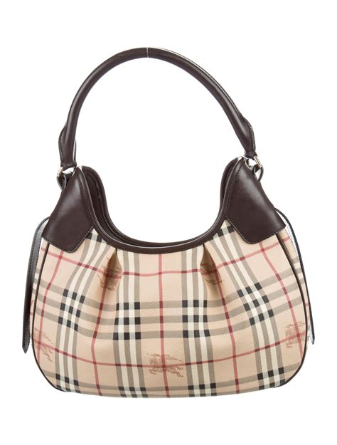 burberry haymarket check hobo bag|BURBERRY Haymarket Check Animal Print Medium Maydown .